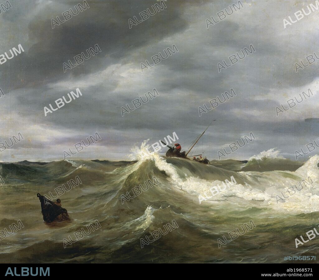 The wave, by Horace Vernet (1789-1863).