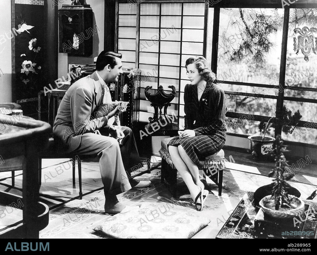 CARY GRANT y IRENE DUNNE en SERENATA NOSTÁLGICA, 1941 (PENNY SERENADE), dirigida por GEORGE STEVENS. Copyright COLUMBIA PICTURES.