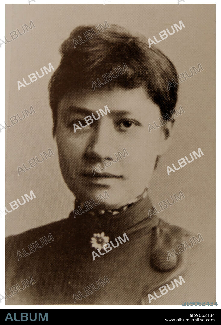 Mrs Johanna van-Gogh-Bonger (1862-1925) was the wife of art dealer Theo van Gogh; and sister-in-law of the painter Vincent van Gogh and key player in the growth of Vincent's fame.