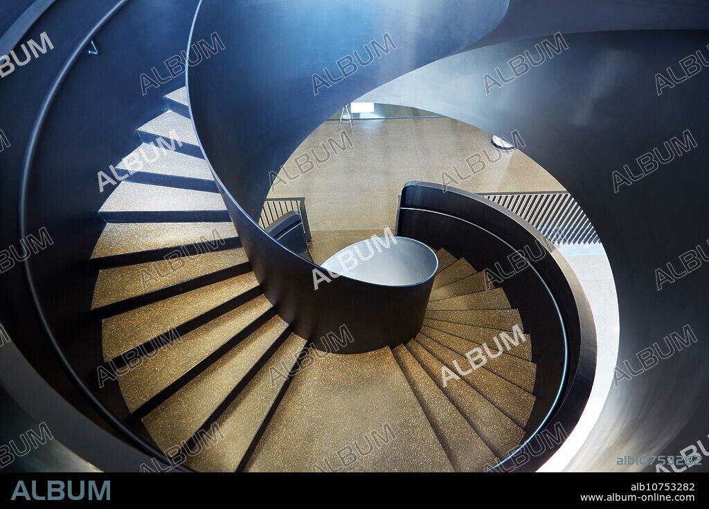 Spiral staircase. Mondragon University. Orona Ideo Building. Galarreta. Hernani. San Sebastian Technology Park. Donostia San Sebastian. Gipuzkoa. Basque Country. Spain.