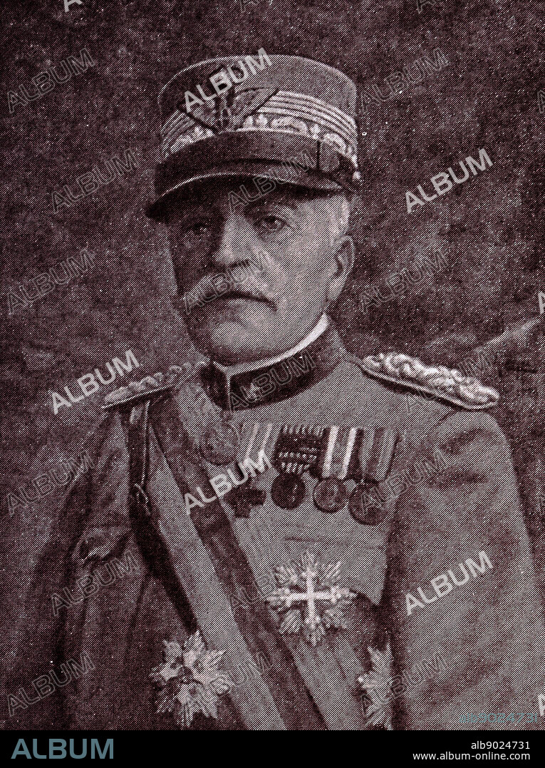 Portrait of Luigi Cadorna (1850-1928) an Italian General, Marshall of Italy and Chief of Staff of the Italian Army. Dated 20th Century.