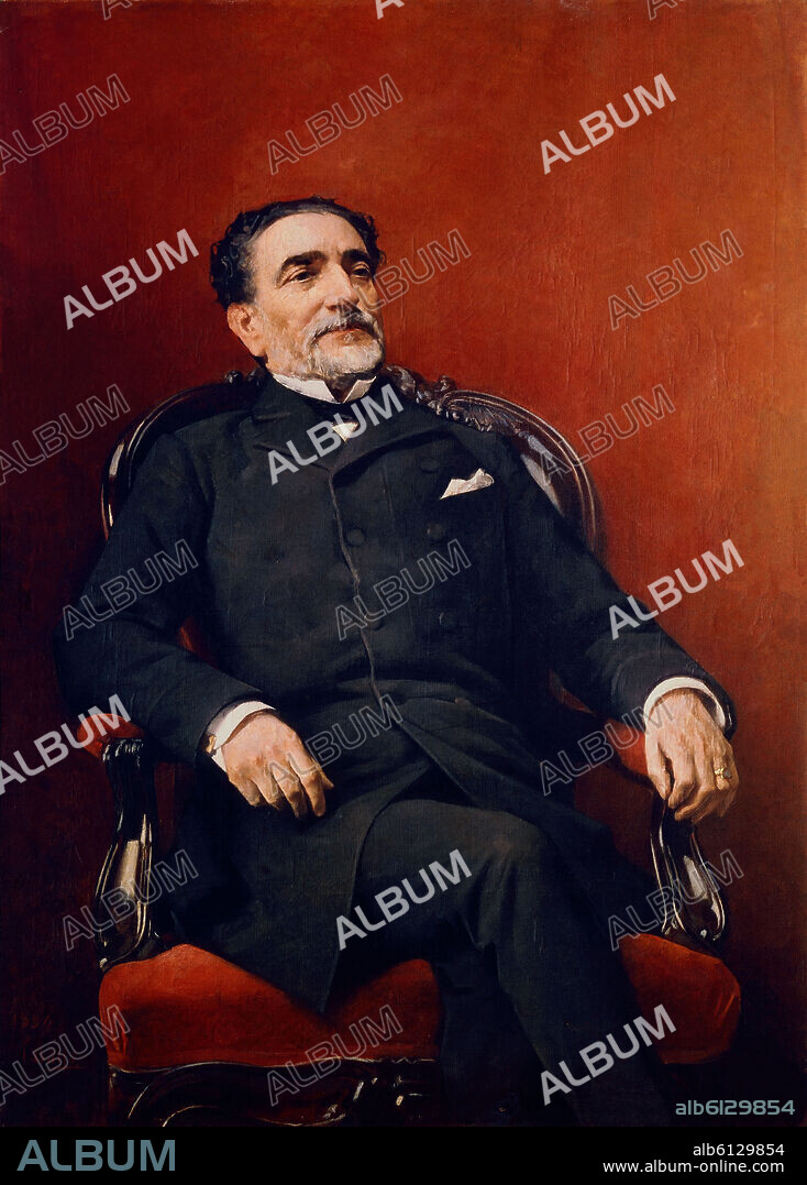 JOSÉ CASADO DEL ALISAL. 'Carlos Casado del Alisal', 1884, Oil on canvas, 130 x 95 cm.