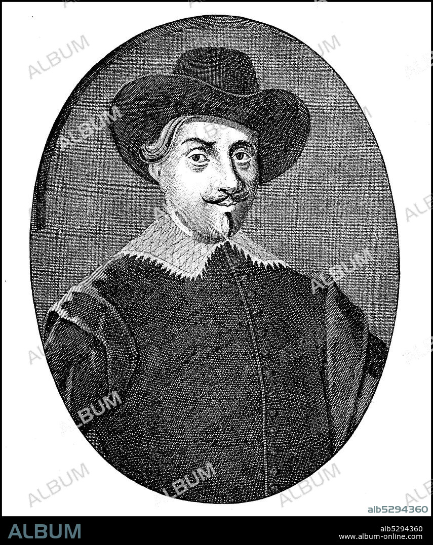 Anthony van Diemen, Anton, Anthonie, Anthony, Anthony, 1593 - April 19, 1645, was governor general of the Dutch East Indies  /  Antonio van Diemen, Anton, Anthonie, Anthony, Antonius, 1593 - 19. April 1645, war Generalgouverneur von Niederländisch-Indien, Historisch, historical, digital improved reproduction of an original from the 19th century / digitale Reproduktion einer Originalvorlage aus dem 19. Jahrhundert,.