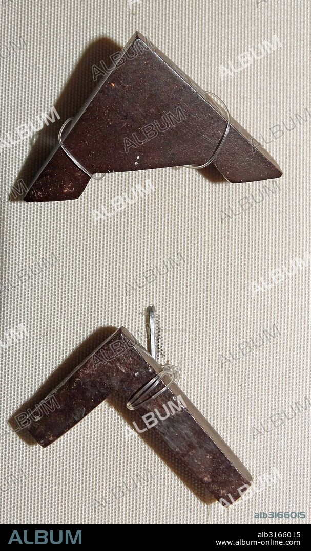 Plumb Bob and Set Square, symbols of accuracy and trueness, from ancient Egypt.