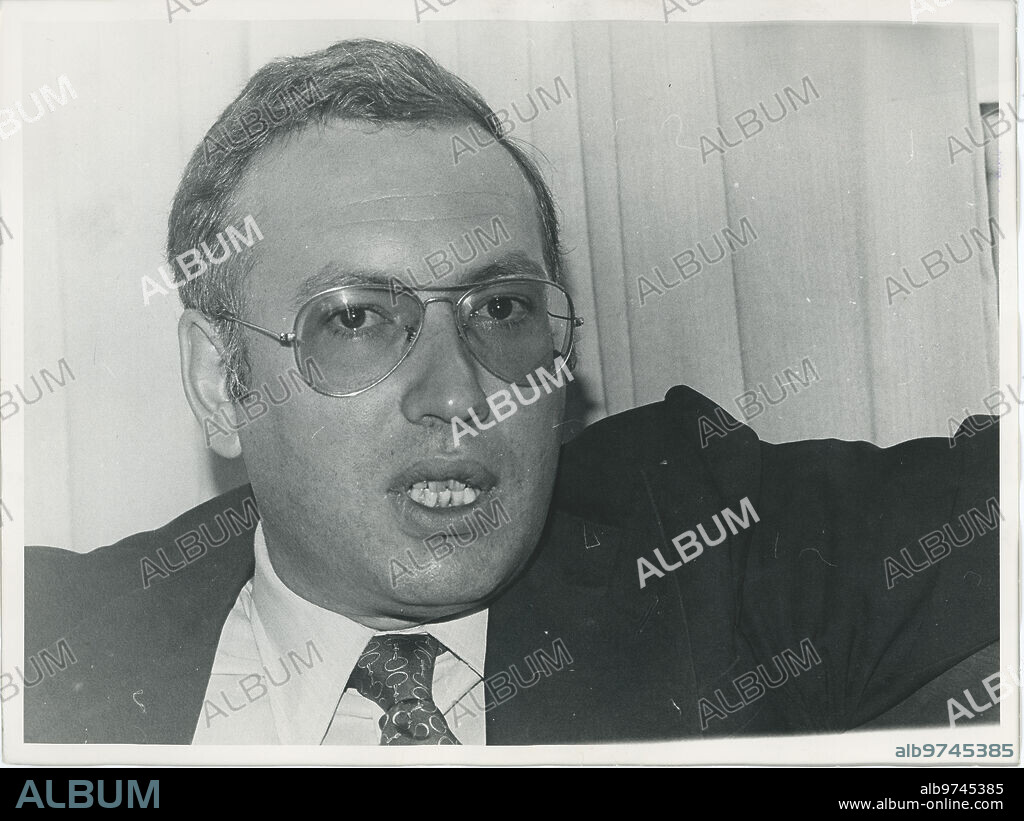 Madrid, August 1977. Interview José Manuel García Margallo, UCD deputy for Melilla.