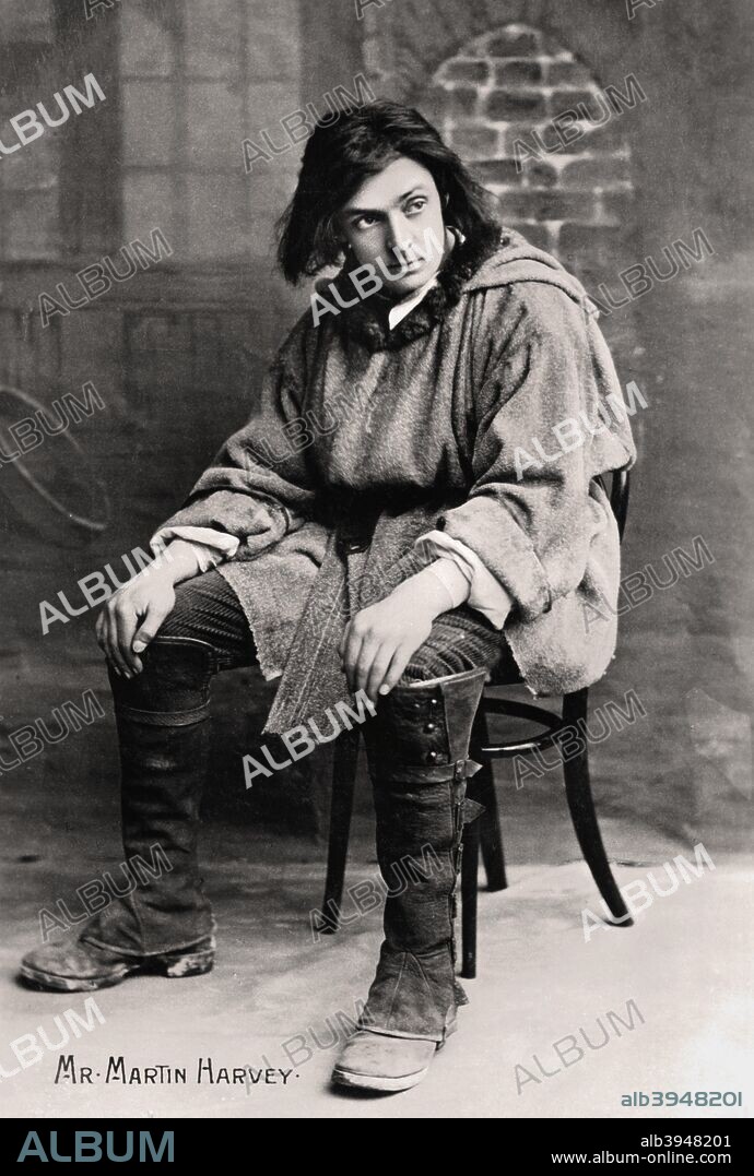 John Martin-Harvey (1863-1944), English actor, early 20th century.
