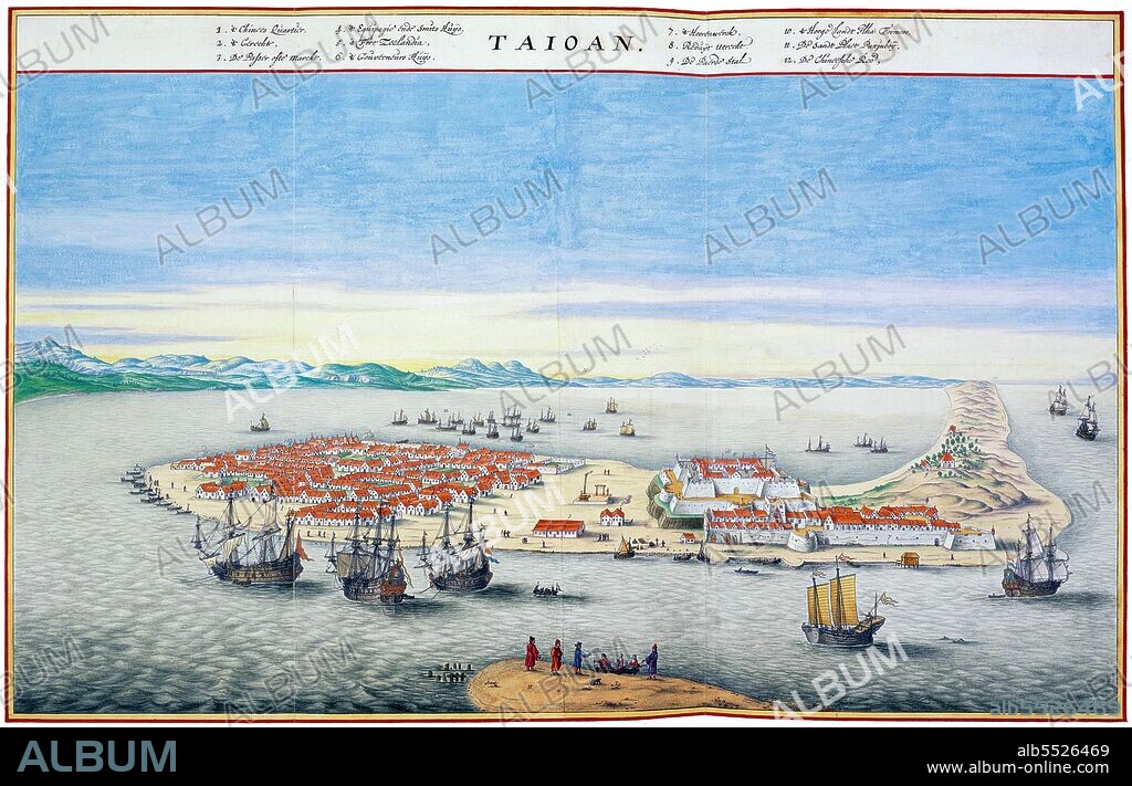 Fort Zeelandia (Chinese: ????; pinyin: rèlánzhe chéng) was a fortress built over ten years from 1624 to 1634 by the Dutch Verenigde Oostindische Compagnie, in the town of Anping (Tainan) on the island of Formosa (present-day Taiwan), during their 38-year rule over the western part of that island. The current name of the site in Chinese is Anping Fort (????). During the seventeenth century, when Europeans from many countries sailed to Asia to develop trade, Formosa became one of East Asia's most important transit sites, and Fort Zeelandia an international business center. On behalf of the Dutch East India Company, ships departed from Formosa and headed north to Japan, west to Fujian, or south to Vietnam, Thailand, Indonesia, India, Iran or Europe.