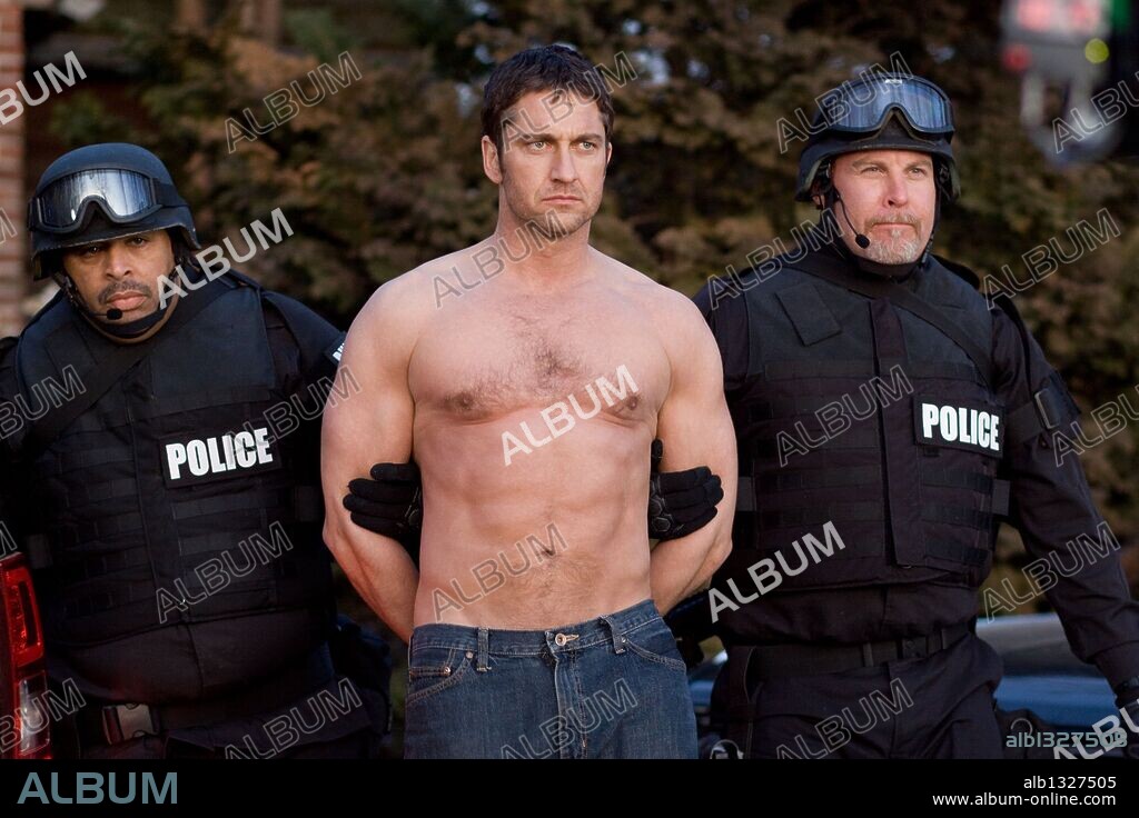 GERARD BUTLER en UN CIUDADANO EJEMPLAR, 2009 (LAW ABIDING CITIZEN), dirigida por F. GARY GRAY. Copyright WARP FILMS.