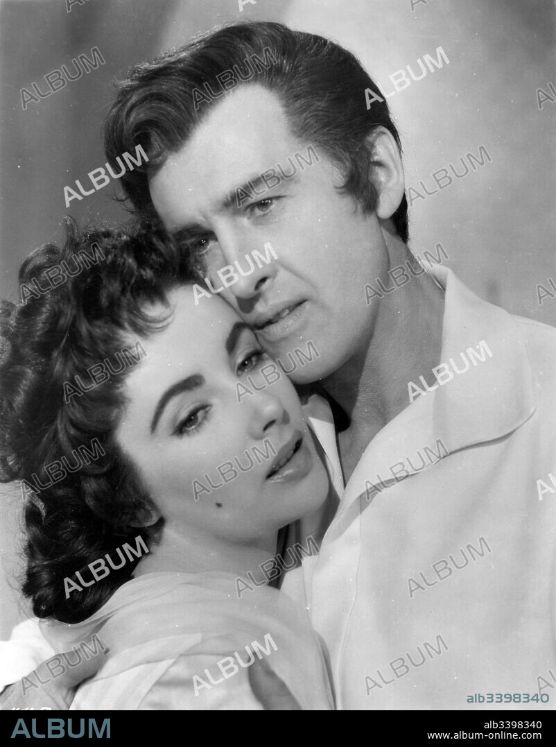 ELIZABETH TAYLOR and STEWART GRANGER in BEAU BRUMMELL, 1954, directed by CURTIS BERNHARDT. Copyright M.G.M.