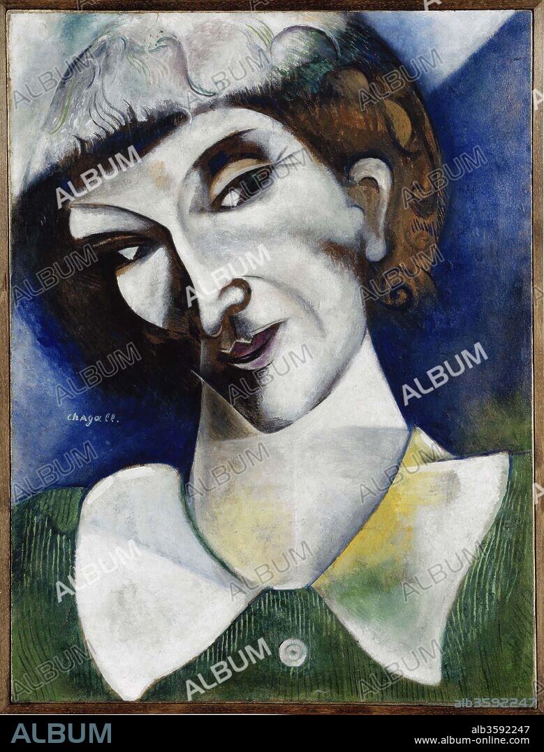MARC CHAGALL. Self-Portrait.