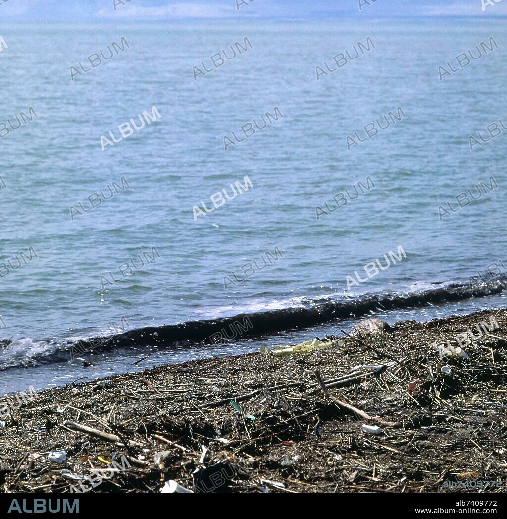 DESEMBOCADURA DEL RIO JORDAN AL MAR MUERTO.