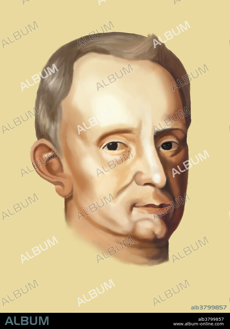 Robert Hooke (1635-1703) was a British scientist who made numerous discoveries in fields as diverse as astronomy and microbiology. His name is remembered in Hooke's Law, which relates the load on a spring to its extension.