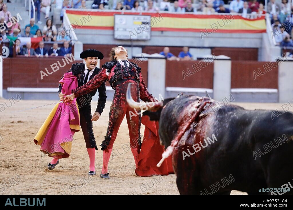 Madrid, 11/06/2023. Plaza de toros de Las Ventas. Corrida in memoriam por José Cubero «Yiyo», con los matadores El Juli, Talavante y Roca Rey. Foto: Guillermo Navarro. ARCHDC.