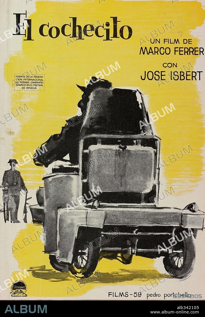 Poster of THE LITTLE COACH, 1960 (EL COCHECITO), directed by MARCO FERRERI. Copyright FILMS 59.