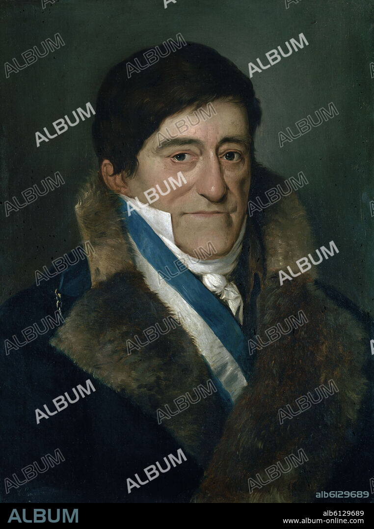 ANTONIO MARIA ESQUIVEL. JUAN JOSE RUIZ DE APODACA Y ELIZA - VICEROY OF MEXICO - FIRST COUNT OF VENADITO - 1834 - O/L 59x45.
