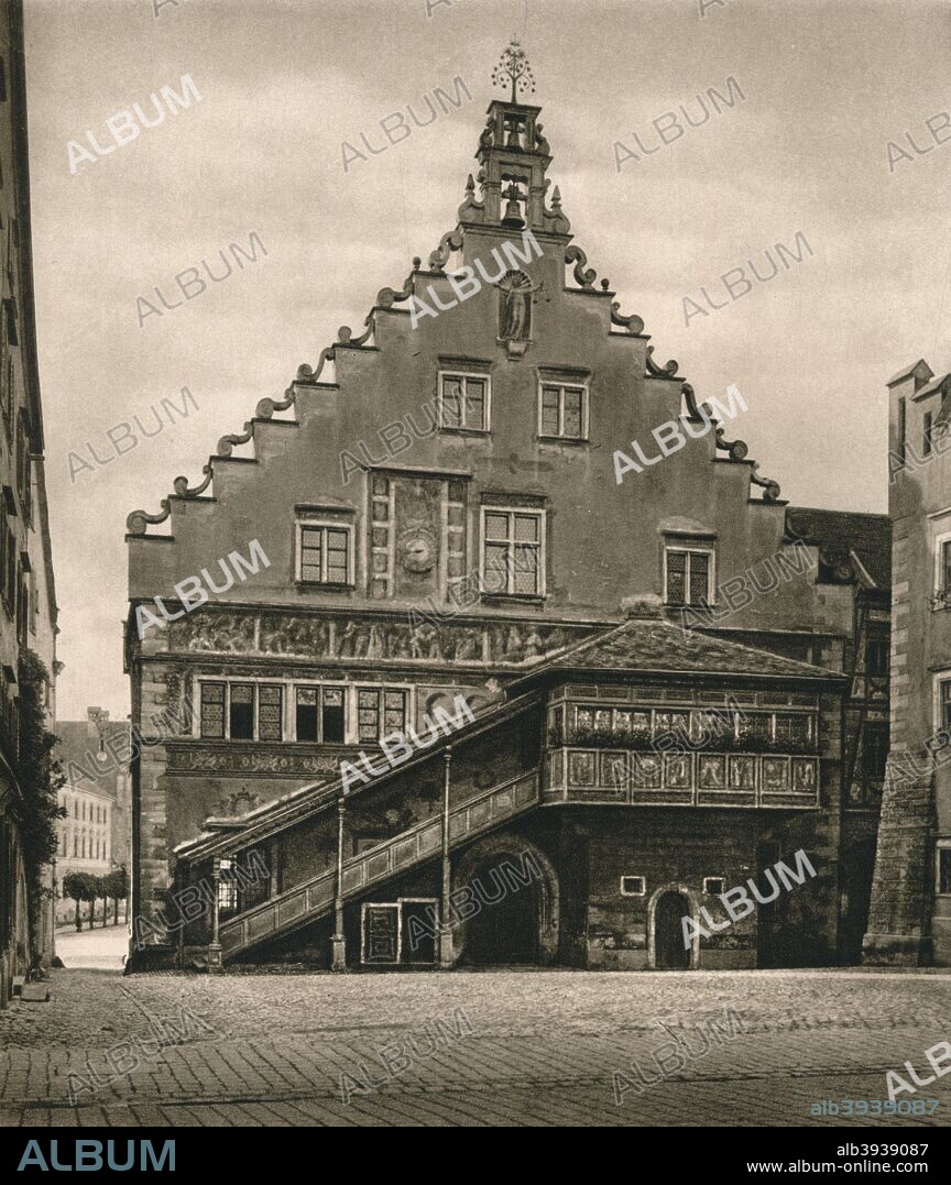 'Lindau im Bodensee. Rathaus', 1931. From Deutschland by Kurt Hielscher. [F. A. Brockhaus, Leipzig, 1931].