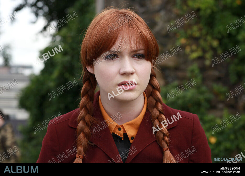 KAREN GILLAN in NOT ANOTHER HAPPY ENDING, 2013, directed by JOHN MCKAY. Copyright BRITISH FILM INSTITUTE.