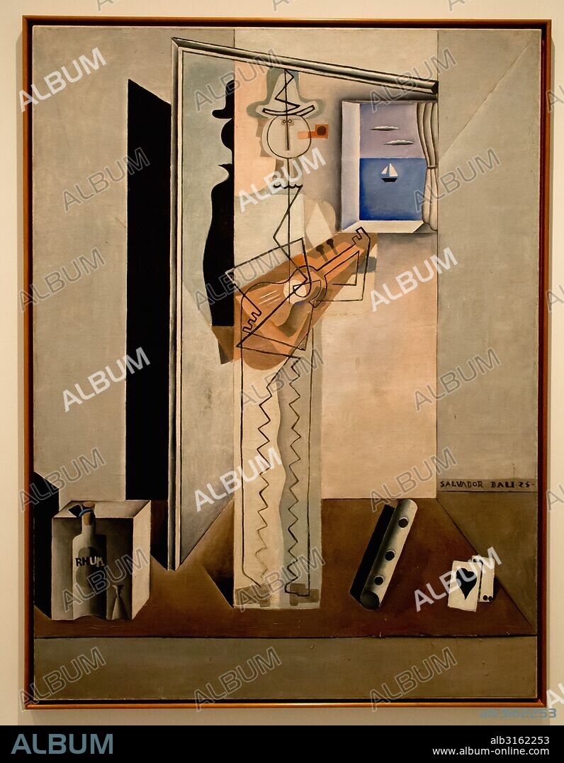 " PIERROT TOCANDO LA GUITARRA" (1925) DE SALVADOR DALI.