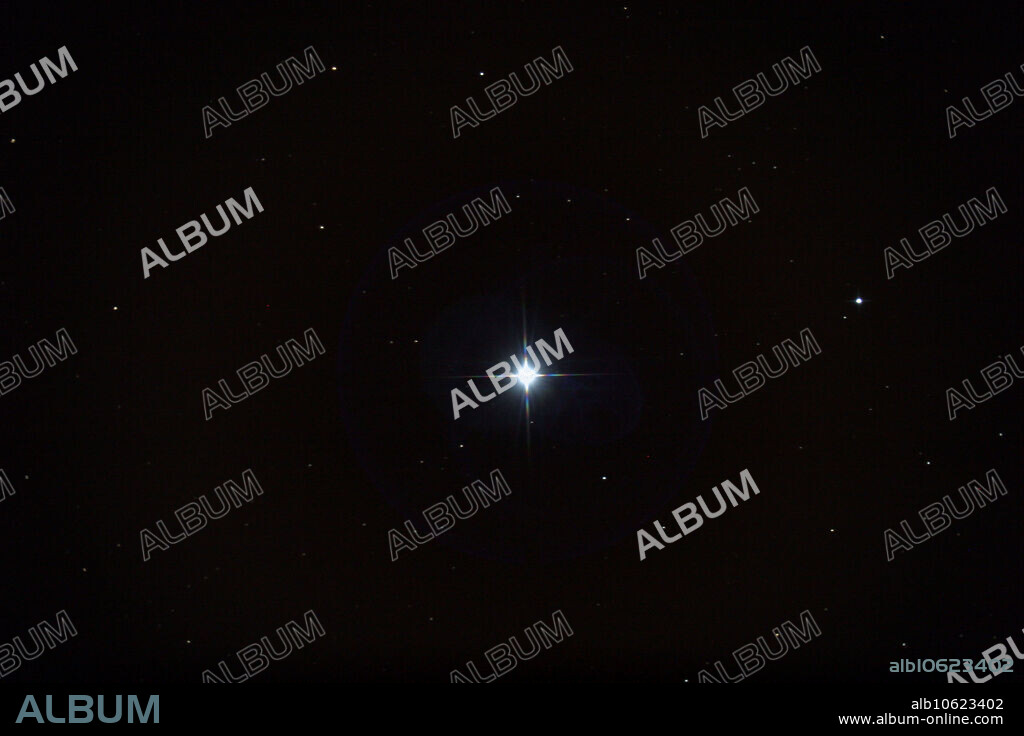 The bright star Rigel, (Beta Orionis), in Orion is a supergiant about 775 light years away.