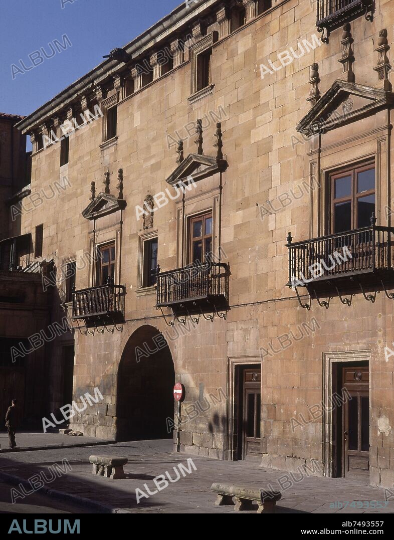 PALACIO CONDES DE GOMARA FACHADA PARTE DEL ARCO.