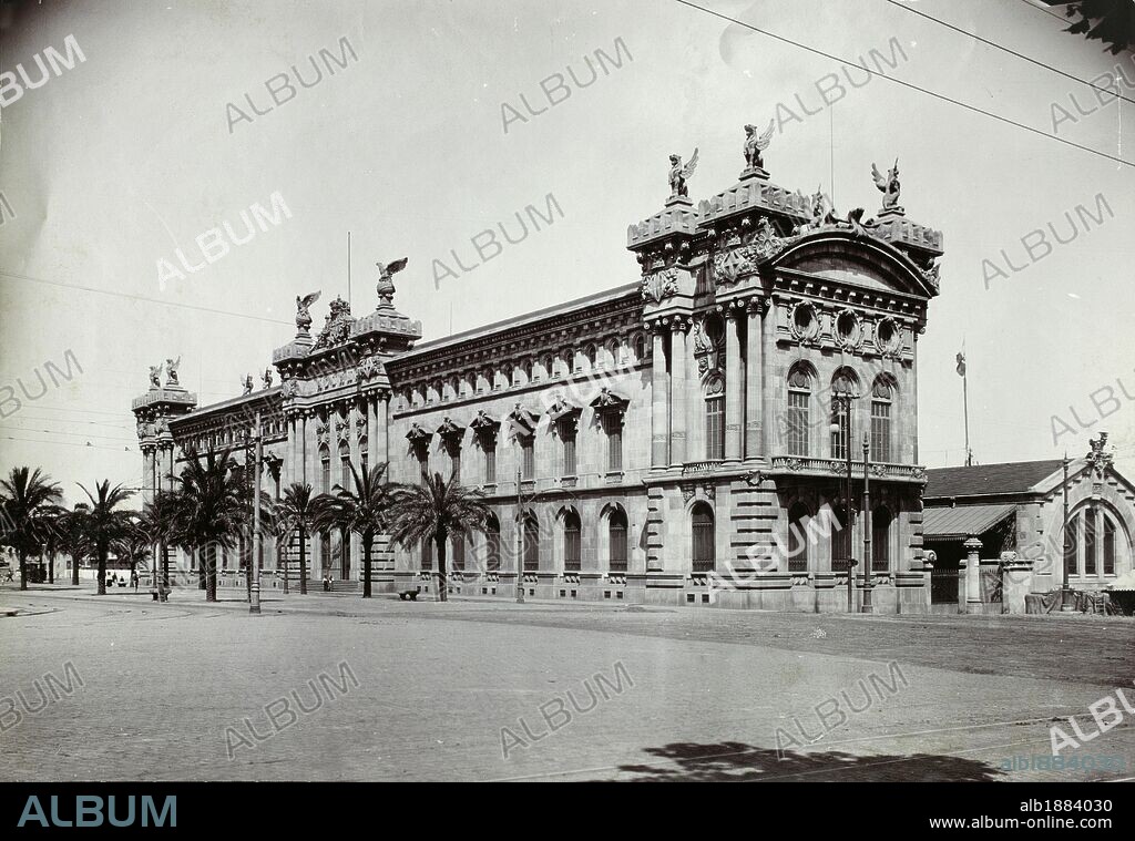 EDIFICIO DE LA ADMINISTRACION DE ADUANAS (PASSEIG DE JOSEP CARNER 27), DEL ARQUITECTO ENRIC SAGNIER I VILLAVECCHIA, AÑO 1902. (COLECCIÓN ASF IMAGEN DE FOTOGRAFIAS ANTIGUAS, PRINCIPIOS S. XX).