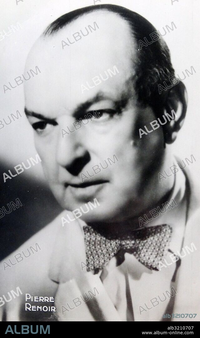 Pierre Renoir (1885-1952) a French stage and film actor. Dated 20th Century.