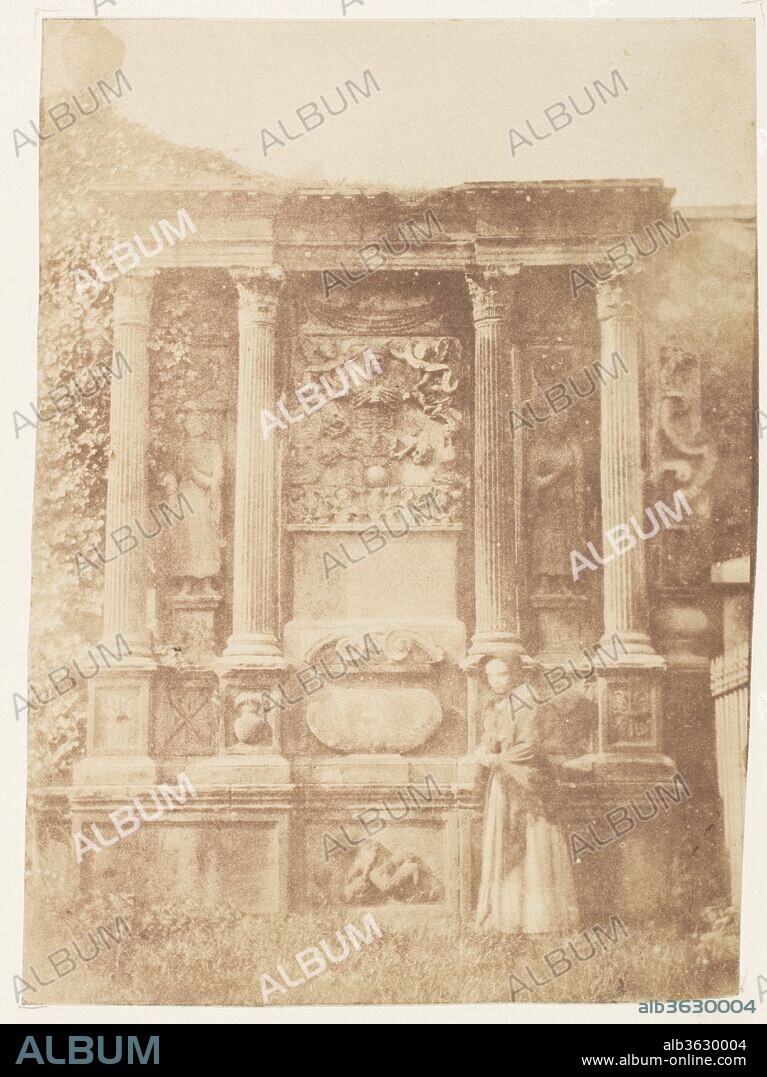 ROBERT ADAMSON and DAVID OCTAVIUS HILL. Edinburgh. Greyfriars' Churchyard. Artist: David Octavius Hill (British, Perth, Scotland 1802-1870 Edinburgh, Scotland); Robert  Adamson (British, St. Andrews, Scotland 1821-1848 St. Andrews, Scotland). Photography Studio: Hill and Adamson (British, active 1843-1848). Date: 1843-47.