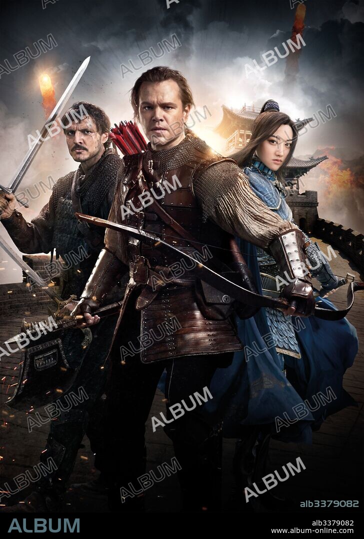 MATT DAMON, PEDRO PASCAL y TIAN JING en LA GRAN MURALLA, 2016 (THE GREAT WALL), dirigida por YIMOU ZHANG. Copyright LEGENDARY EAST/ATLAS ENTERTAINMENTKAVA PROD/LE VISION PICTUR.