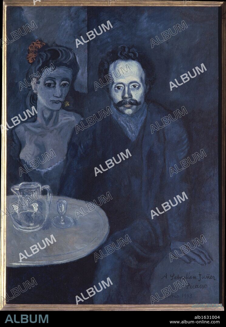 Portrait Of Sebastian Junyer Vidal by Pablo Picasso, 1903, 1881-1973, USA, California, Los Angeles County Museum of Art.