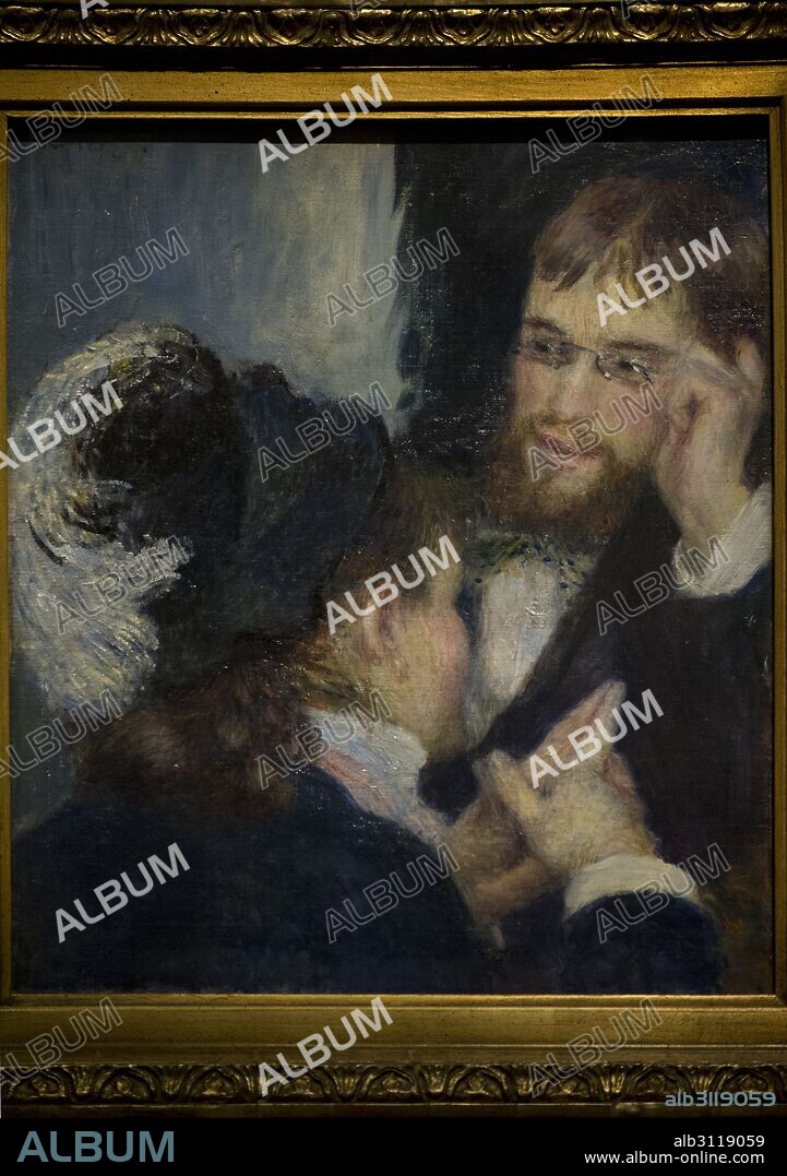 Pierre-Auguste Renoir (1841-1919). Pintor impresionista francés. Conversación, década 1870. Museo Nacional (National Museum). Estocolmo. Suecia.