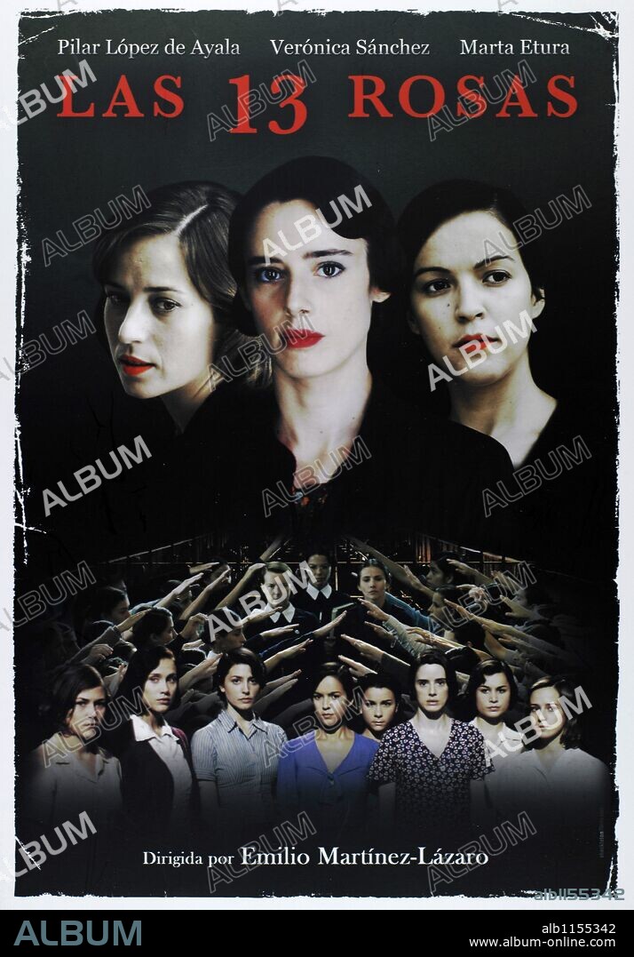 Poster of LAS 13 ROSAS, 2007, directed by EMILIO MARTINEZ-LAZARO. Copyright ENRIQUE CEREZO PROS. CINEMATOGRAFICAS/PEDRO COSTA PROD. CINE.