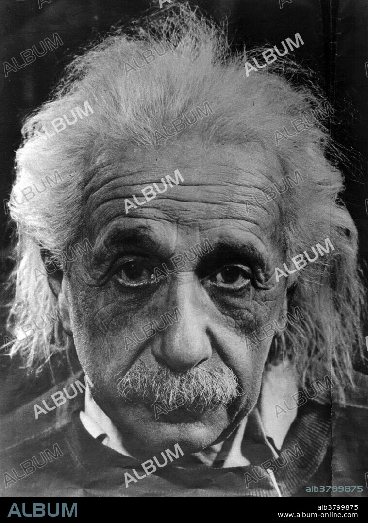 Albert Einstein (March 14, 1879 - April 18, 1955) was a German-born theoretical physicist. He developed the general theory of relativity, one of the two pillars of modern physics. He is best known in popular culture for his mass-energy equivalence formula E = mc2. He received the 1921 Nobel Prize in Physics "for his services to Theoretical Physics, and especially for his discovery of the law of the photoelectric effect". He was visiting the US when Hitler came to power in 1933, and did not go back to Germany. He settled in America becoming a citizen in 1940. He helped alert President Roosevelt that Germany might be developing an atomic weapon, and recommended that the US begin similar research. He was in support of defending the Allied forces, but largely denounced using the discovery of nuclear fission as a weapon. Later, together with Bertrand Russell, Einstein signed the Russell-Einstein Manifesto, which highlighted the danger of nuclear weapons. Einstein was affiliated with the Institute for Advanced Study in Princeton until his death in 1955, at the age of 76. His great intelligence and originality have made the word Einstein synonymous with genius.