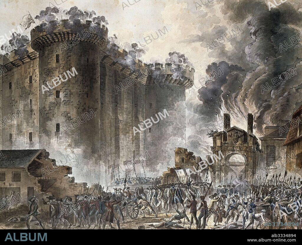 JEAN PIERRE LAURENT HOUEL. The Storming of the Bastille on 14 July 1789.