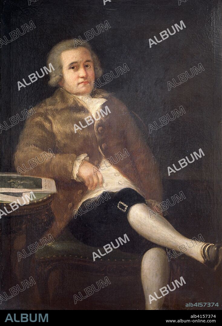 FRANCISCO GOYA Y LUCIENTES DE (1746-1828). CEAN BERMUDEZ, JUAN AGUSTIN HISTORIADOR ESPAÑOL. GIJON 1749-1829 OLEO DE FRANCISCO DE GOYA COLECCION PARTICULAR. MADRID.