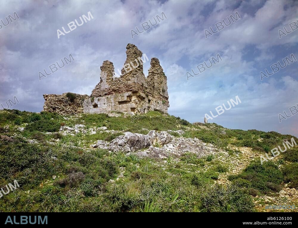 Antiochia / Antakya (Prov. Hatay, Türkei), Zitadelle (11. Jahrhundert). Teilansicht. Foto, undatiert.