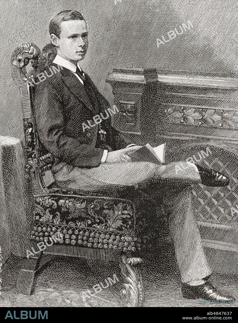 Ernest Louis Charles Albert William, 1868 â€“ 1937.  The last Grand Duke of Hesse and by Rhine.  From The Strand Magazine, published January to June, 1894.
