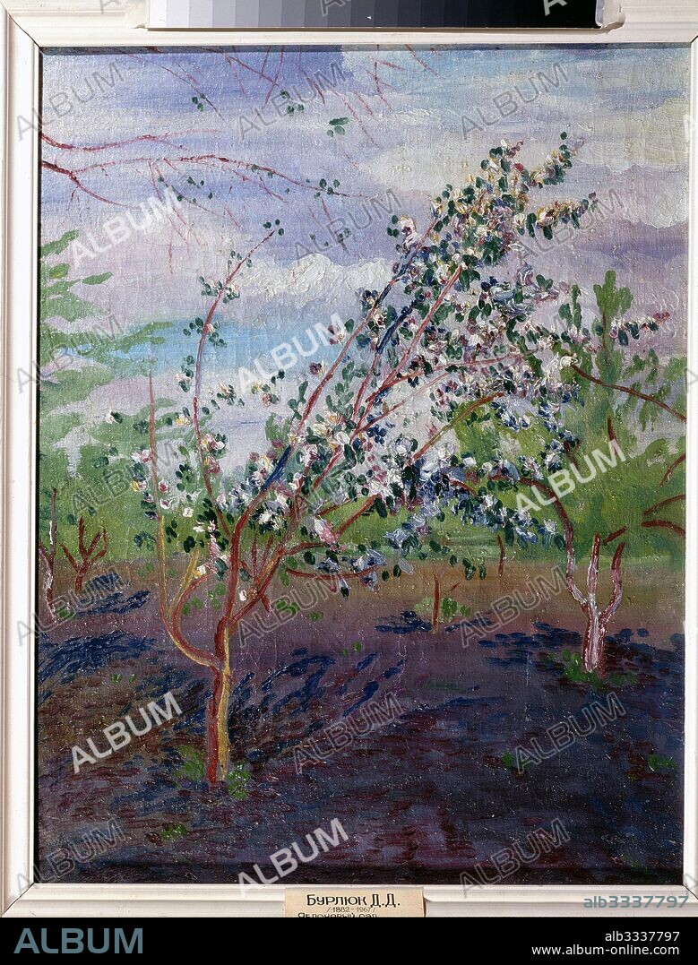 DAVID DAVIDOVICH BURLIUK. Apple Garden.