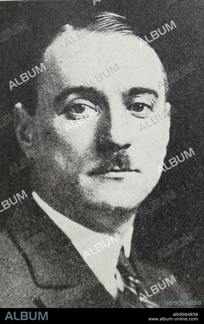 Photograph of Marcel Pilet-Golaz (1889-1958) Swiss politician and Foreign Minister. Dated 1940.