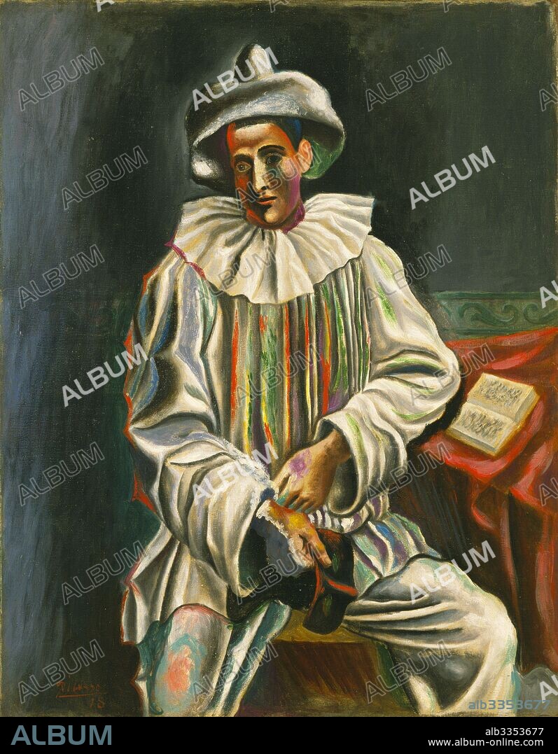 PABLO PICASSO. Pierrot.