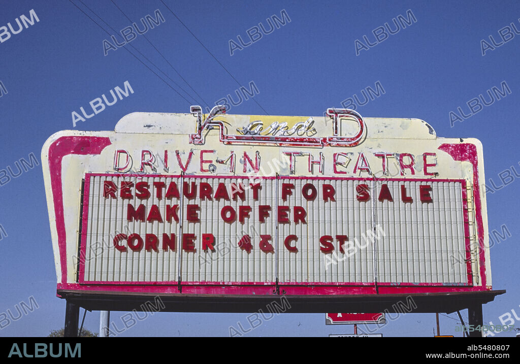 1980s America -  Kand Drive-In, Madras, Oregon 1987.