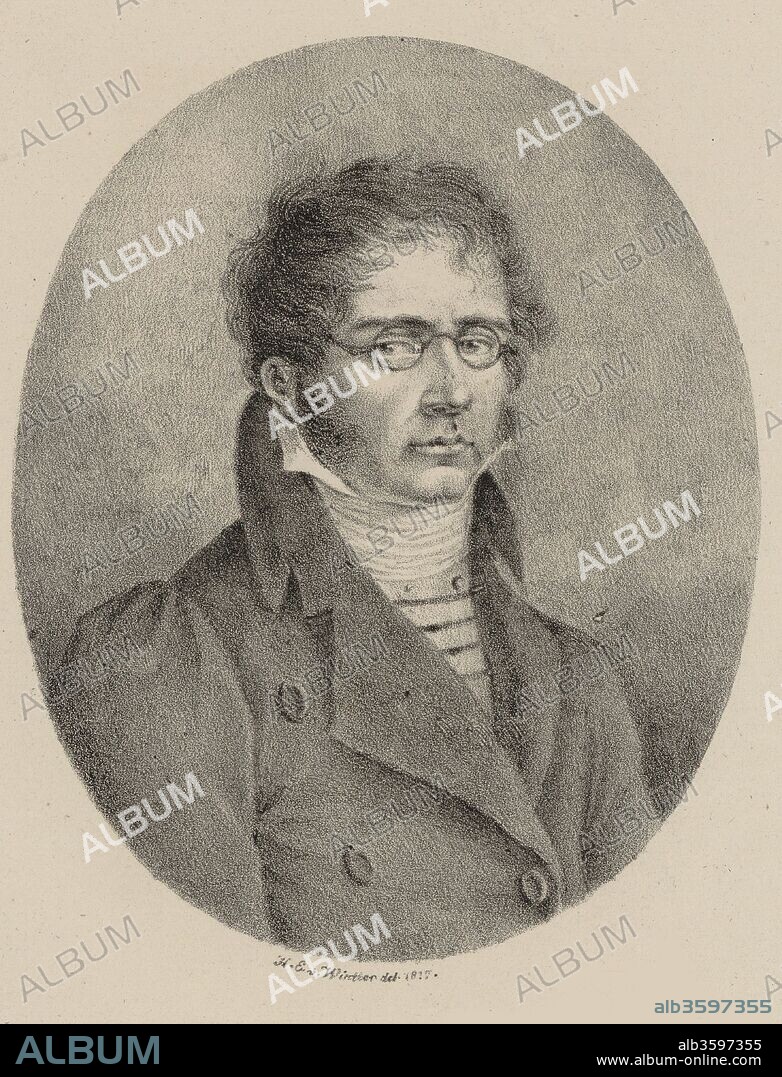 HEINRICH EDUARD VON WINTER. Portrait of the composer Franz Danzi (1763-1826).