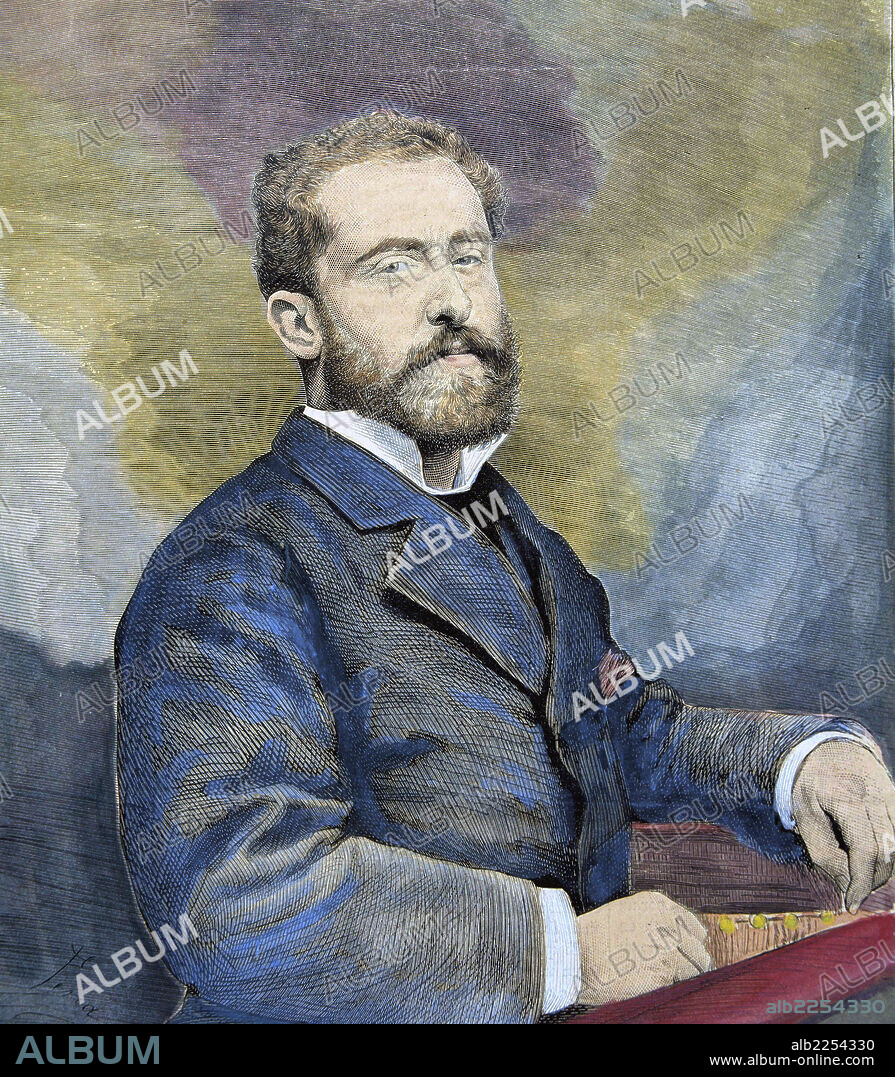ROMERO ROBLEDO , FRANCISCO. POLITICO ESPAÑOL. ANTEQUERA 1838 - 1906. GRABADO RETRATO. ILUSTRACION ESPAÑOLA Y AMERICANA.
