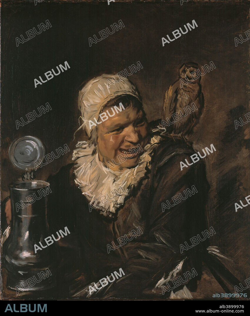 FRANS HALS. Malle Babbe. Date/Period: Ca. 1633. Painting. Oil on canvas. Height: 78.5 cm (30.9 in); Width: 66.2 cm (26 in).