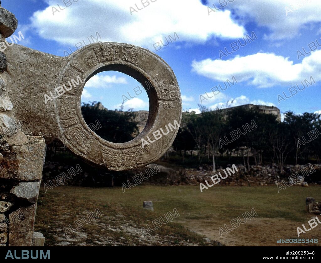 JUEGO DE LA PELOTA-DET ARO PARA LA PELOTA-MAYA.