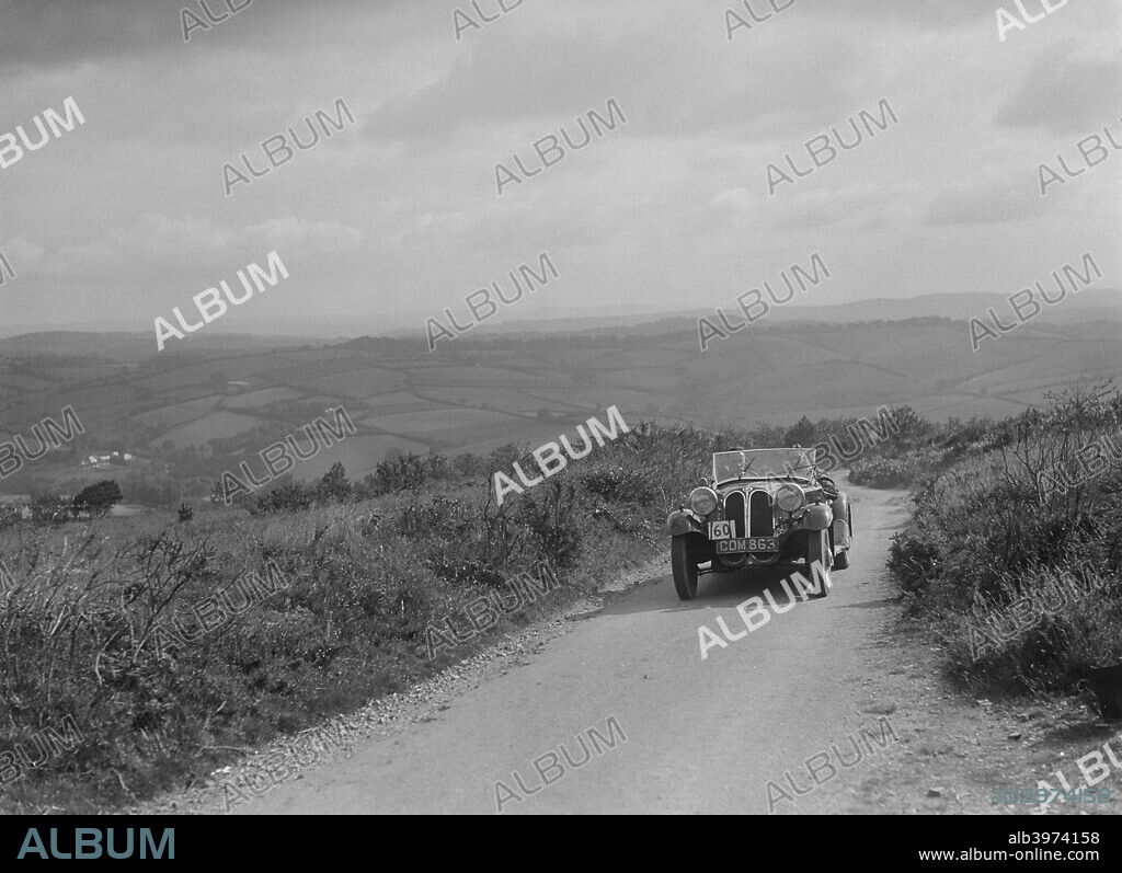 Frazer-Nash BMW Type 315/40 1936 1490 cc. Reg. No.  COM863.  Entry No: 60. Driver: Frost, A.E. Sports 2-seater body by Tanner Bros. Chassis No. 51.426. M.C.C. Torquay Rally. Date: 15/16.7.38.