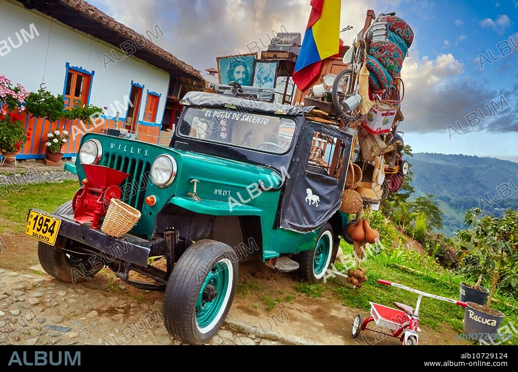 Jeep Willys, Salento, Quindio, Colombia, South America.