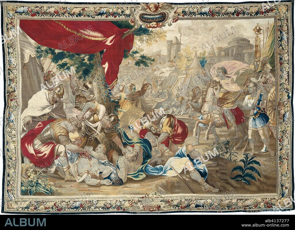 GERAERT PEEMANS. The Massacre at Jerusalem, from The Story of Titus and Vespasian. After a design by Charles Poerson (1609-1667); Woven at the workshop of Gerard Peemans (1637/39-1725); Flanders, Brussels. Date: 1650-1675. Dimensions: 514 × 367.7 cm (202 3/8 × 144 3/4 in.). Wool and silk, slit, dovetailed and double interlocking tapestry weave. Origin: Brussels.