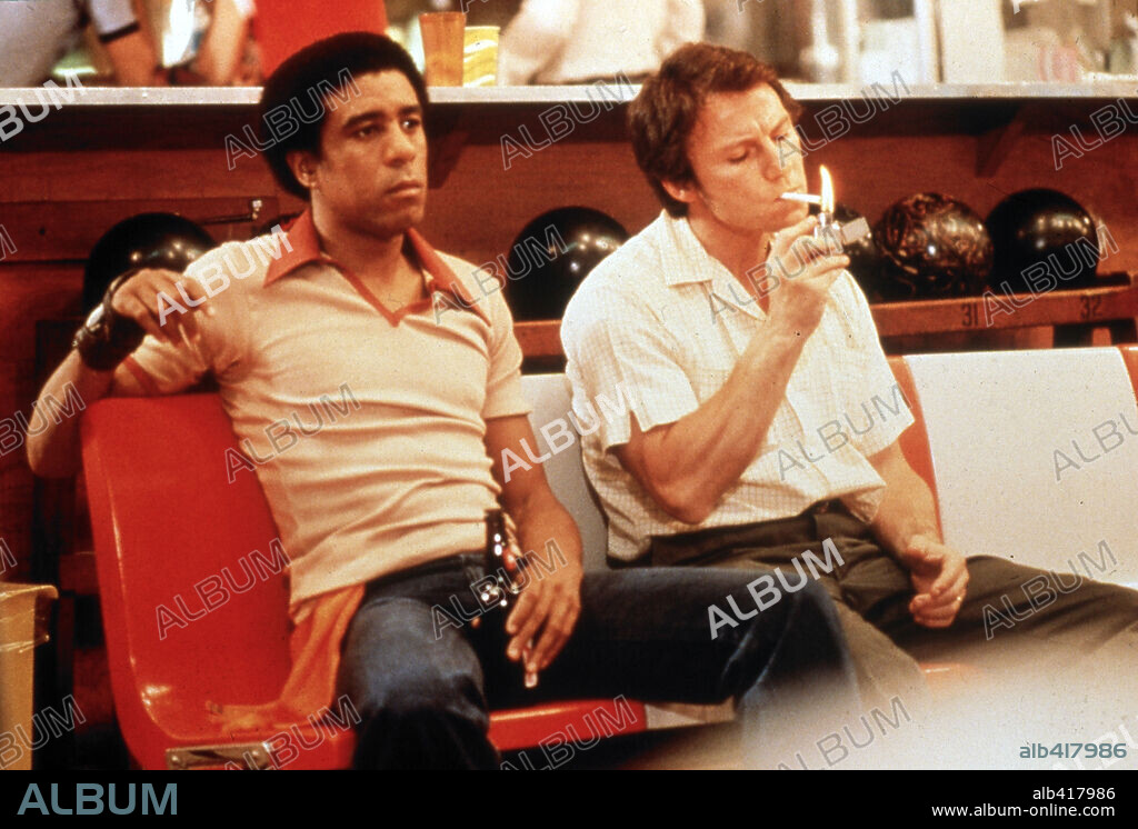 HARVEY KEITEL and RICHARD PRYOR in BLUE COLLAR, 1978, directed by PAUL SCHRADER. Copyright UNIVERSAL PICTURES.