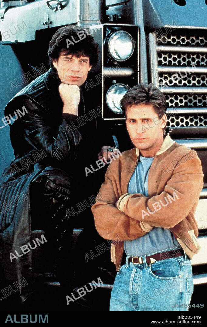 EMILIO ESTEVEZ und MICK JAGGER in FREEJACK - GEISEL DER ZUKUNFT, 1992 (FREEJACK), unter der Regie von GEOFF MURPHY. Copyright WARNER BROS/MORGAN CREEK.