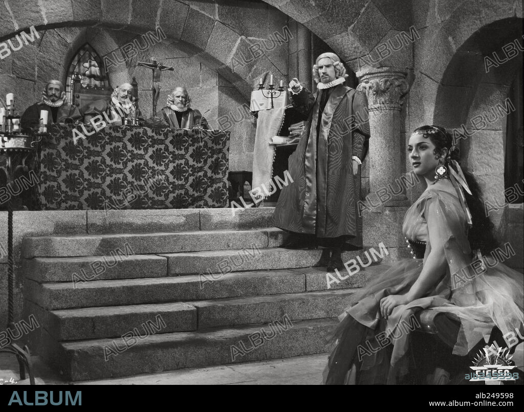 FERNANDO FERNAN GOMEZ und LOLA FLORES in MORENA CLARA, 1954. Copyright BENITO PEROJO-C.E.A.